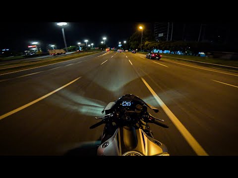 YAMAHA YZF R1M - BRUTAL NIGHT RIDE - PURE SOUND - 4K