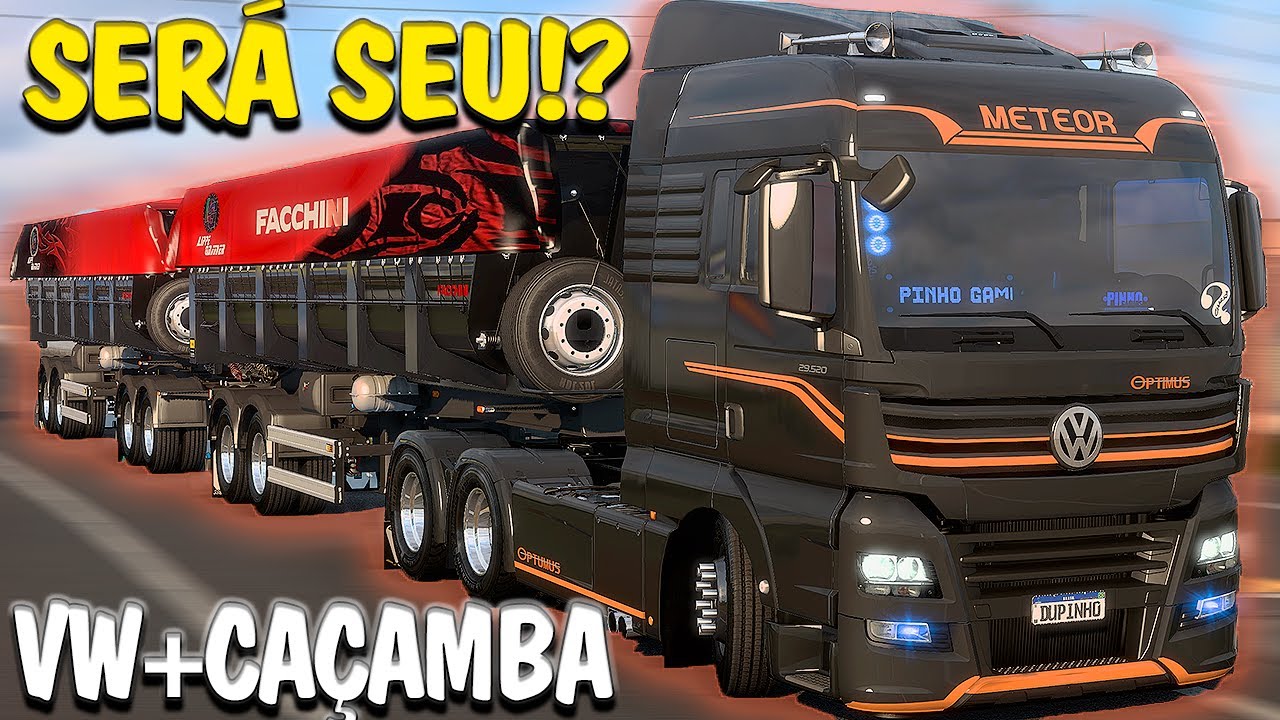 Vw meteor optimus 2023 na rodoca amba ets 2 mods br youtube