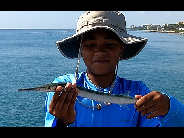 How to Fish Deerfield Beach Pier Florida Snook Cuda Goggle eye Houndfish 