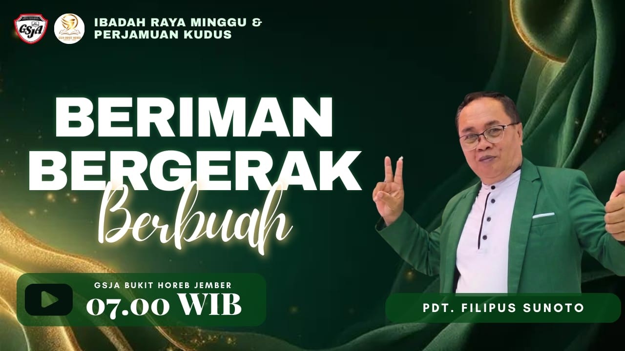IBADAH RAYA & PERJAMUAN KUDUS, || 1 MARET 2026 || GSJA BUKIT HOREB JEMBER