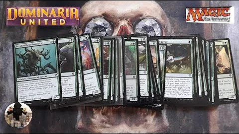 Discovery of GREEN cards, Dominaria United edition, Magic The Gathering cards