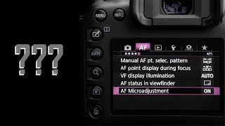 What is AF Microadjustment? - And why mirrorless doesn't need it