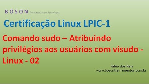 Comando sudo - Atribuindo privilégios aos usuários com visudo - Linux - 02