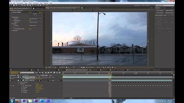 After Effects image stabilization on panning shot tutorial (when warp stabilizer fails)