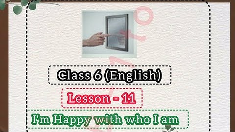 #class6 Lesson-11(I