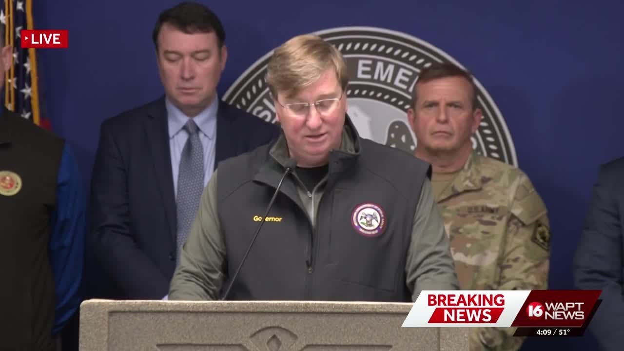 Mississippi governor update on winter storm recovery