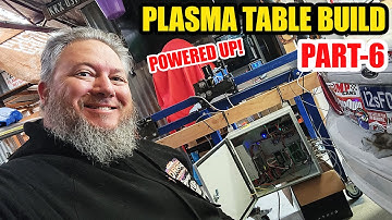 Scottys Garage - CNC Plasma Table Build Part-6 -- Powered Up For The First Time!