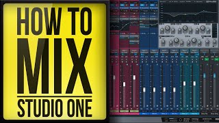 How to Mix in Studio One (The Console View)