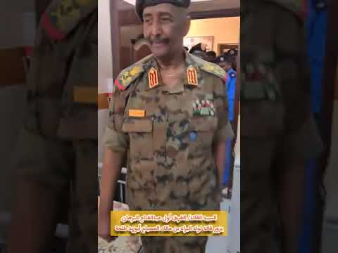 البرهان يزور قائد كتيبة البراء بن مالك