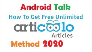 How To Get Unlimited Article For Website From Articoolo New Method 2020 | Android Talk