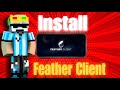 How to Install feather Client in mojo luncher (ZX Gamez)#featherclient #minecraft #mojolauncher 
