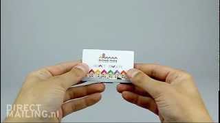 Direct Mail Uitvouwkaart - Informatiewaaier - 5 Paginas