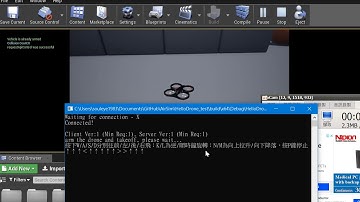 2019/03/19 AirSim Drone KeyBoard Test