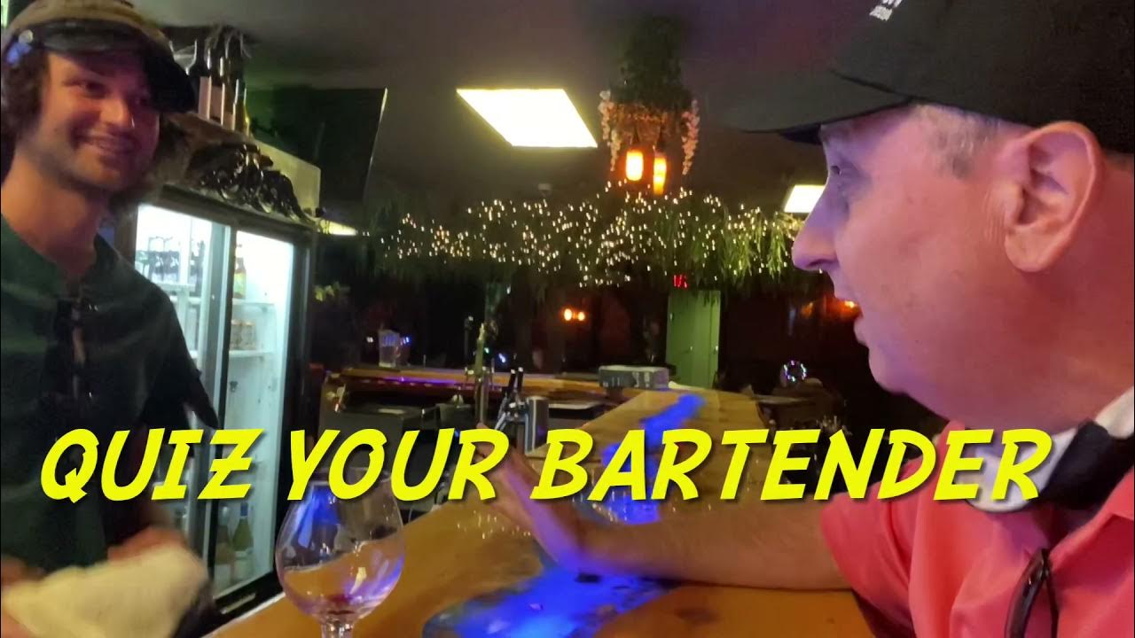 Quiz your New Bartender YouTube