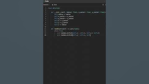 Leetcode #478: Generate Random Point in a Circle #python #leetcode #coding #programming #leetcodeing