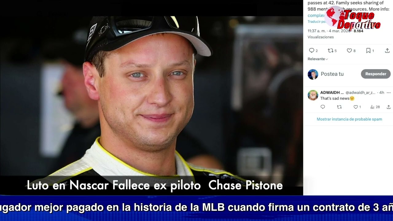 Muere ex Piloto de la categoría Nascar, se presume que haya sido suicidio