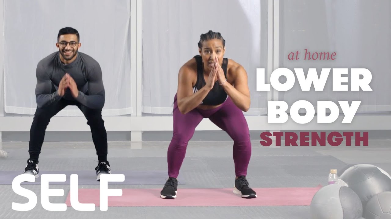 30-Minute Lower-Body Strength Workout with Warm Up - No Equipment