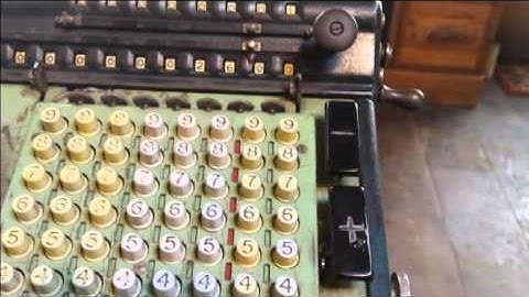 The Monroe High Speed Adding Calculator