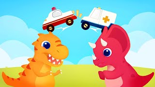 Dinosaur Smash: Bumper Cars💥- Exciting Car Games for Kids | Kids Learning | Kids Games | Yateland