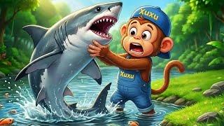 Monkey Funny Xuxu and Friends’ Unforgettable Fishing Trip | Monkey Cartoon
