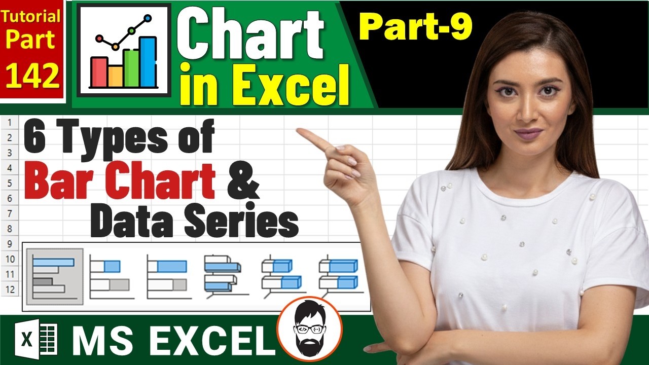 MS-EXCEL-142: Excel Bar Chart Tutorial: Master All Type: Clustered ...
