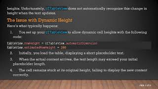 How to Dynamically Change Cell Heights in iOS Tables with Auto Layout
