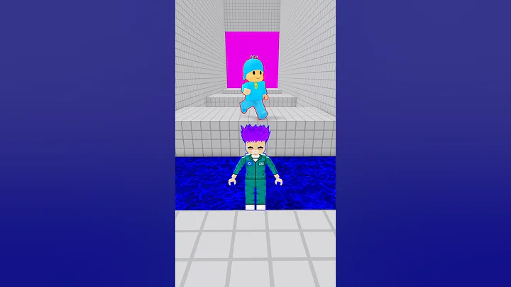 Thanos plays Teamwork Obby with POCOYO 😁#roblox #shorts