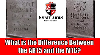 What’s the difference between an AR15 and an M16?
