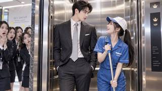 Cleaner Girl Accidentally Enters CEO’s Private Elevator—Thought She’d Be Fired, But He Fell For Her!