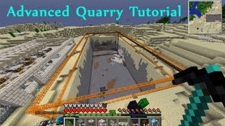Justin Tekkit Part 16 - Advanced Quarry Tutorial