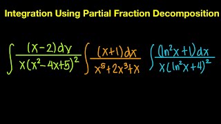 Integration Using Partial Fraction Decomposition (Case 4) (Live Stream)