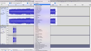 Ducking audio in Audacity for Podcasts