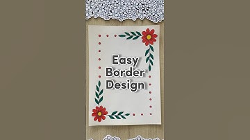 Assignment Front Page Design Easy & Beautiful/ Project Work Design #viral #shorts