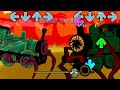 FNF Thomas And Friends ALL PHASES Vs Thomas Railway Showdown Sings Chasing
