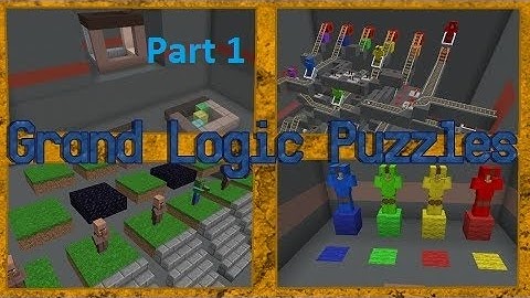 Minecraft Puzzle Map: Grand Logic Puzzles []Part 1[]