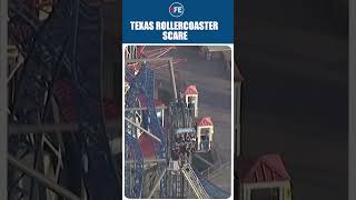 WATCH: Terrifying Rollercoaster Breakdown Leaves Riders Hanging High Above Texas Pier| #shorts