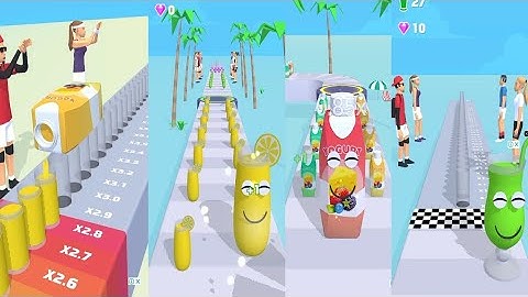 Juice Run-All Levels Gameplay Android,IOS (Level 1-10)