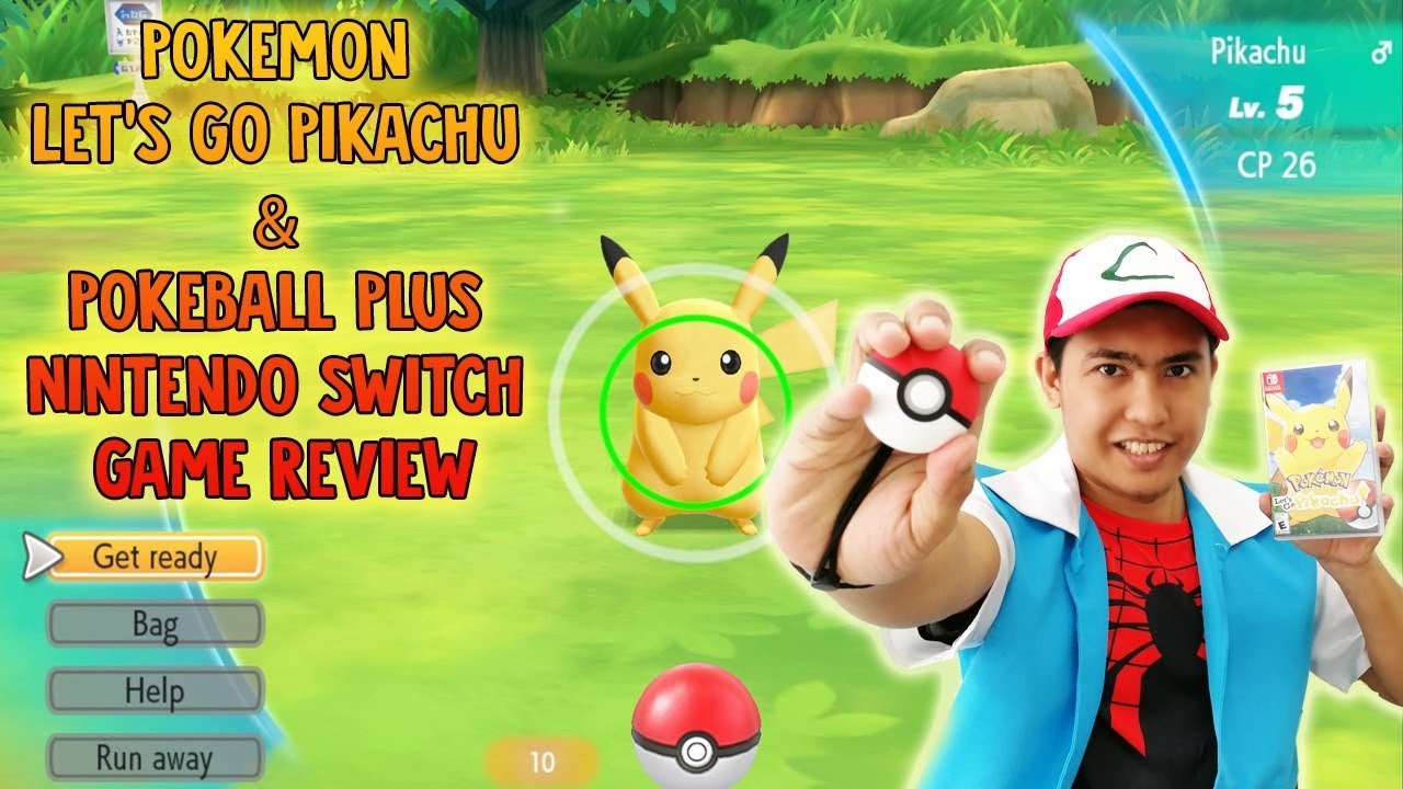 Pokemon Let S Go Pikachu Pokeball Plus Nintendo Switch Game Review Youtube