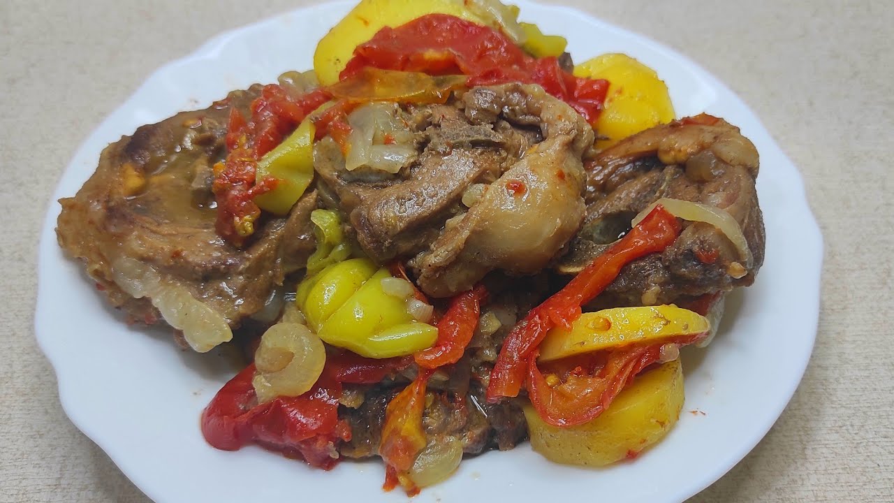 Quzu Ətindən Buğlama Resepti. Buğlama Hazırlanması. Yemek Resepti | Lamb Neck Stew
