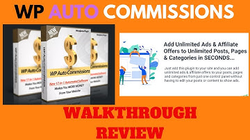 WP Auto Commissions Full Review Walkthrough And Bonuses