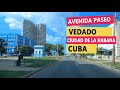 Manejando desde la universidad de la habana hasta avenida paseo y malecn cuba