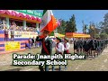 Jnanpith higher secondary school parade at mungpoo sports