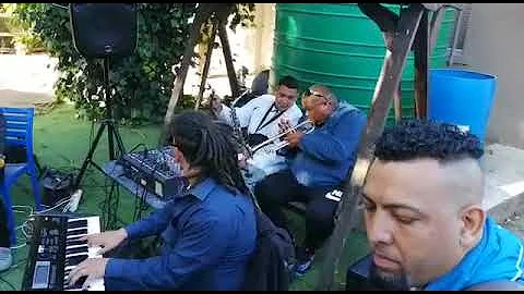 Desmond Blake (Keyz) , Leon Phillips (trumpet) and...