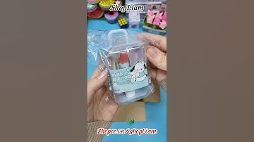✨🛍️🚚1586 ASMR Gói Hàng Set làm Móc khóa DIY có Kem keo, Charm, Sticker Cute-Dương Mến ở An Giang
