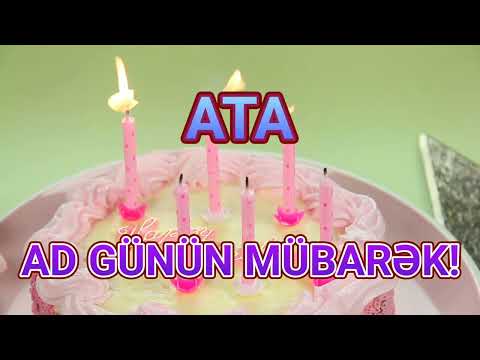 Ad günün mübarək ATA Təbrik videosu 2022 (Whatsapp üçün status) - # Video38