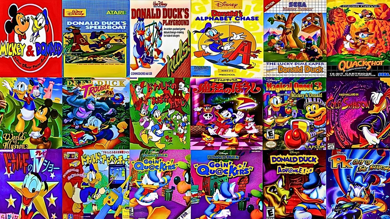 The Evolution of DONALD DUCK Games (1982-2024) - YouTube