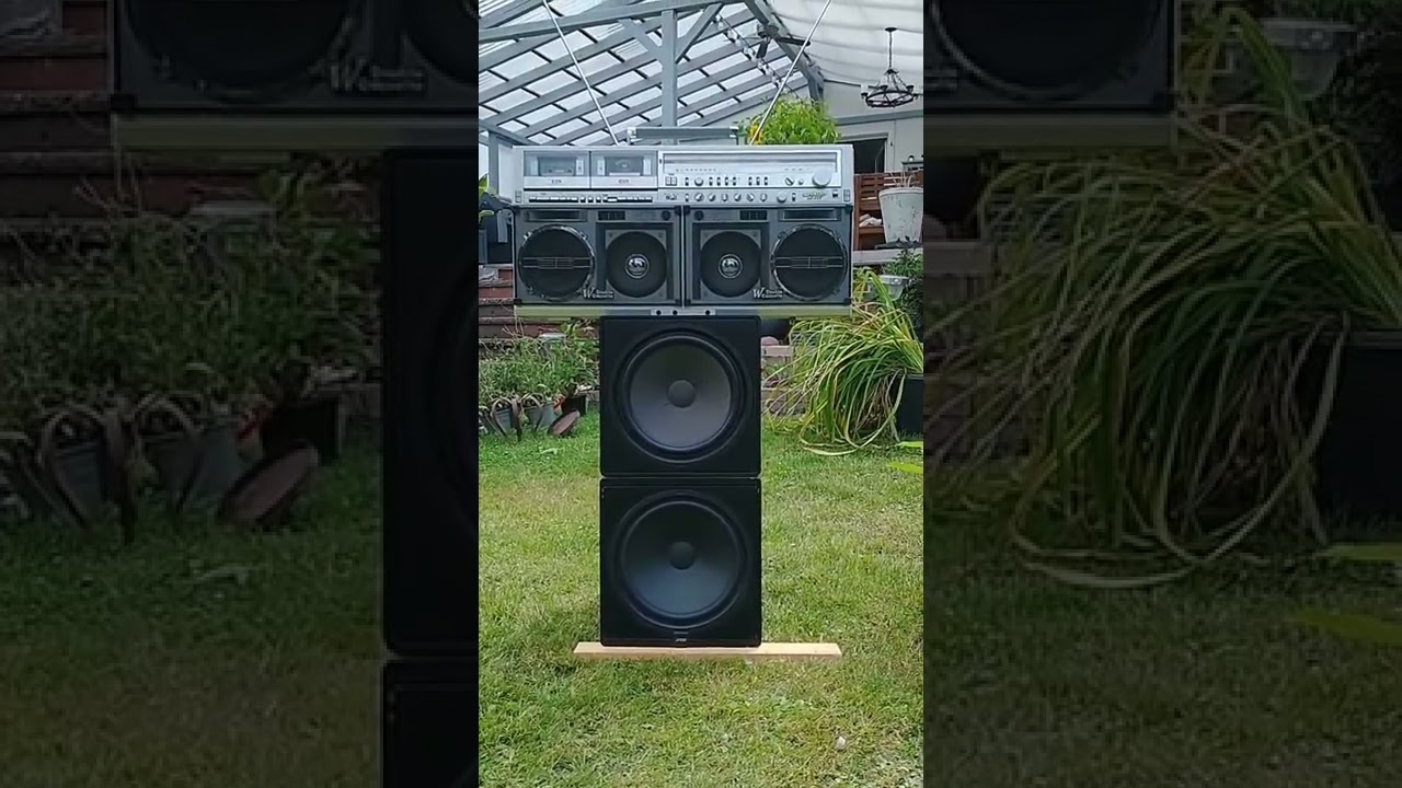 Sharp GF-777,  Canton Subs & BASF Tape 353 Chrome, Open Air, no AC required