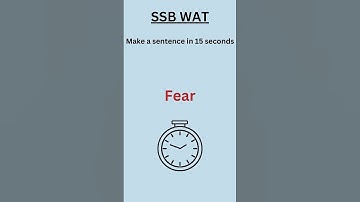 SSB WAT Practice | Word Association Test with solution #ssb #wordassociationtest #ssbpreparation