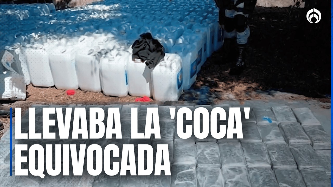 ¡Venía bien cargado! Autoridades detienen tráiler con 117 paquetes de cocaína en Michoacán