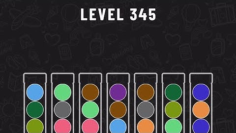 Ball Sort Puzzle Level 345 #ballsortpuzzle #ballsortpuzzlegameplay #puzzlegame #mobilegames